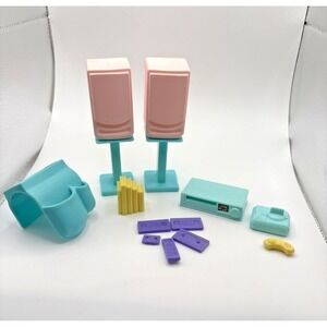 Vintage 1995 Barbie So Much To Do Living Room Replacement Pieces Mattel 90s